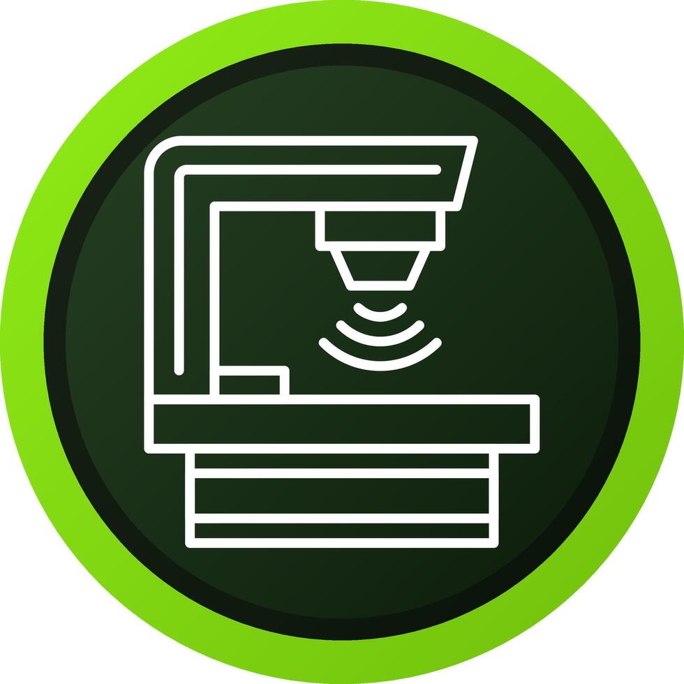 Radiotherapy Creative Icon Design vector