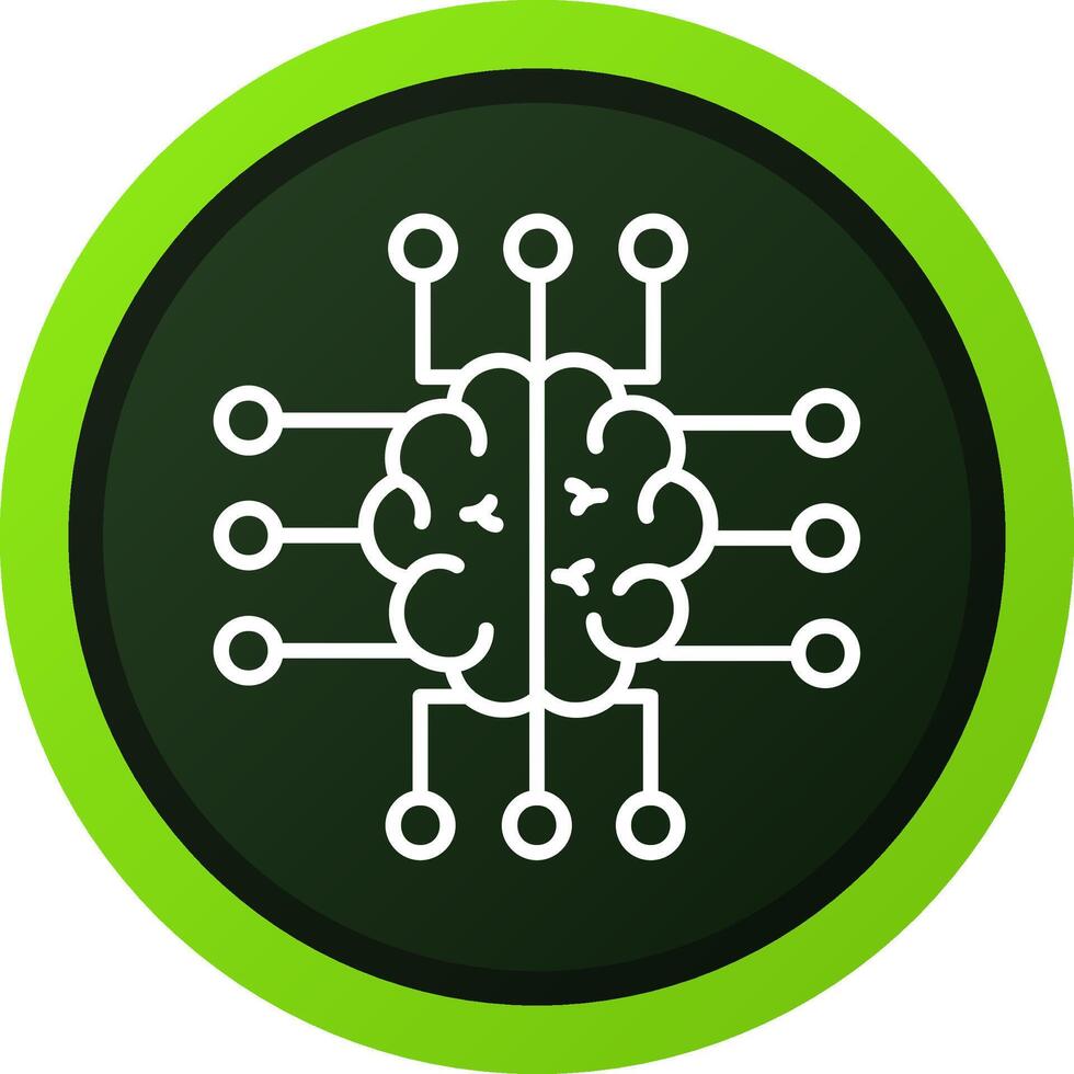 Neuroimaging Creative Icon Design vector