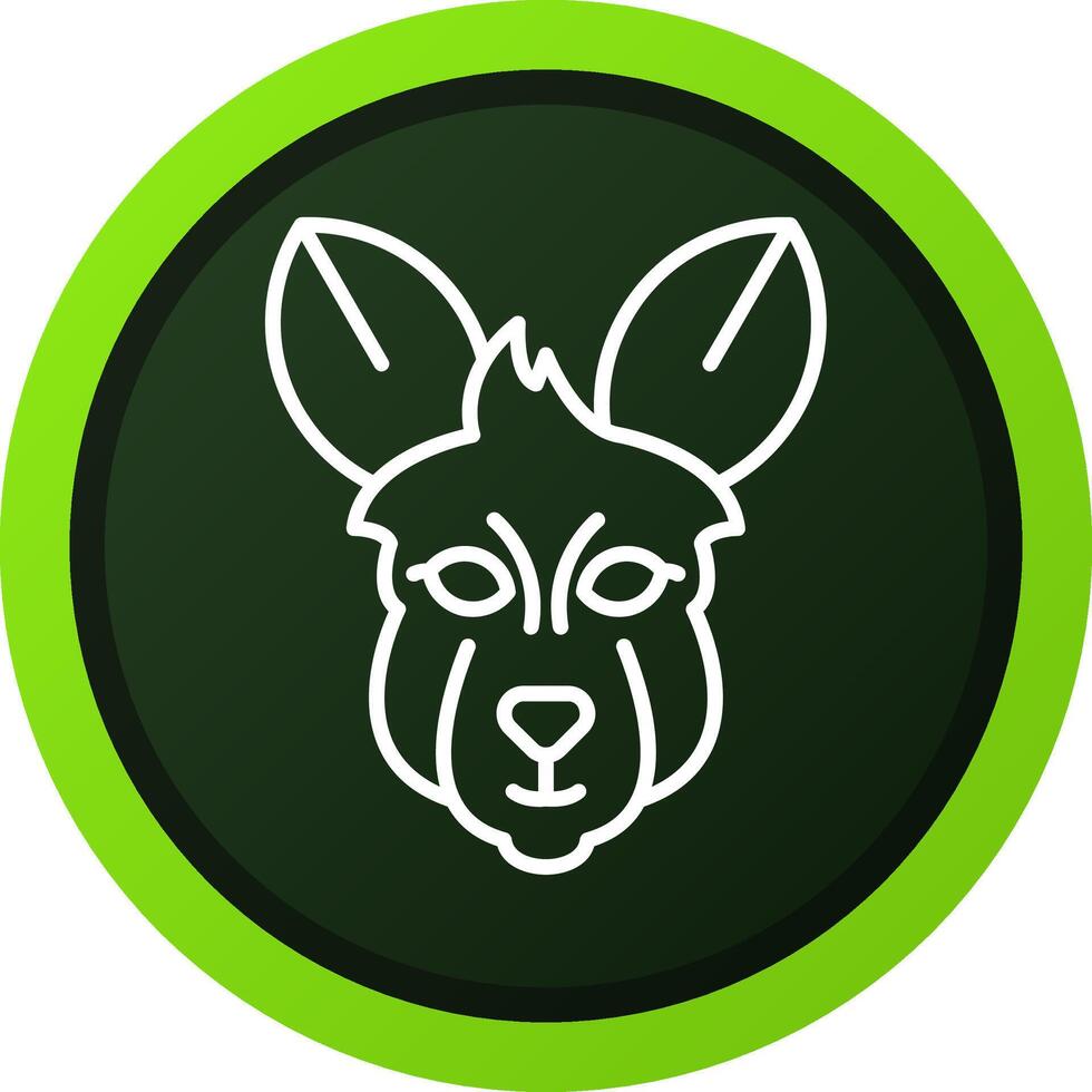 Kangaroo Creative Icon Design vector