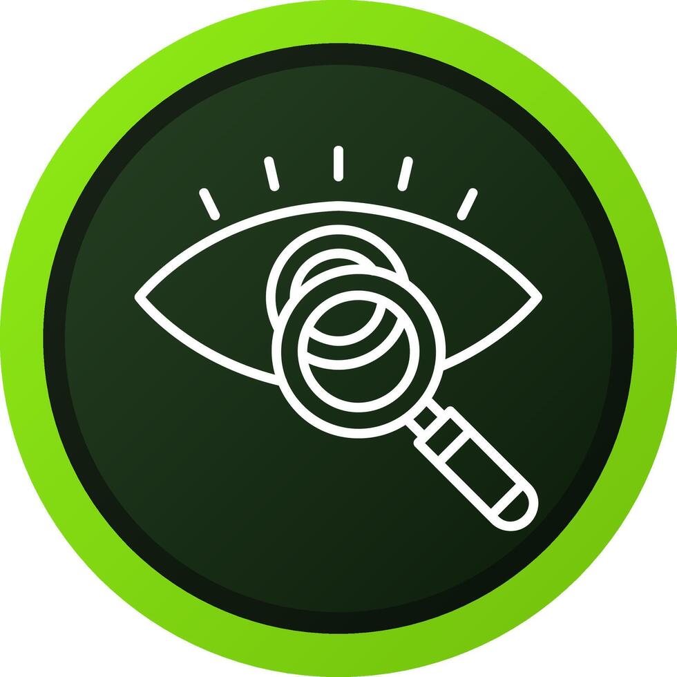 Eye Test Creative Icon Design vector