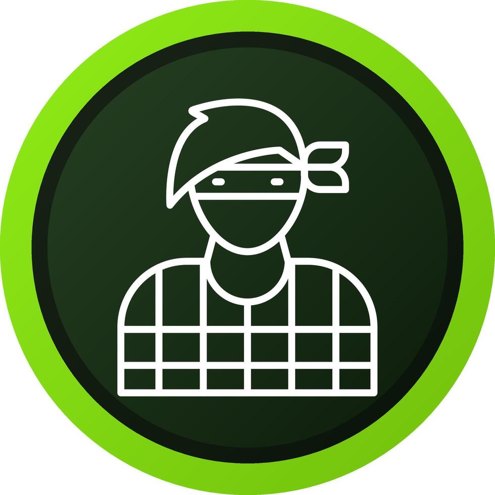 Thief Creative Icon Design vector
