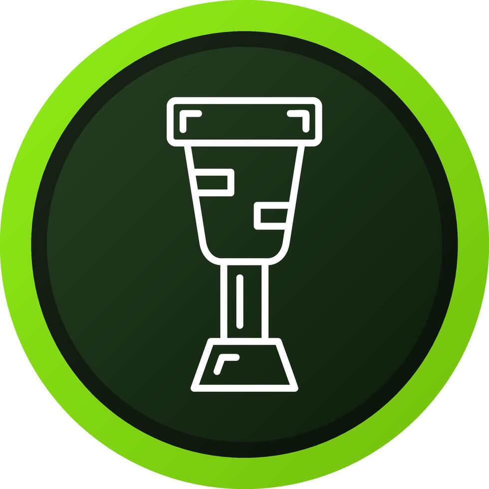 Peg Leg Creative Icon Design vector