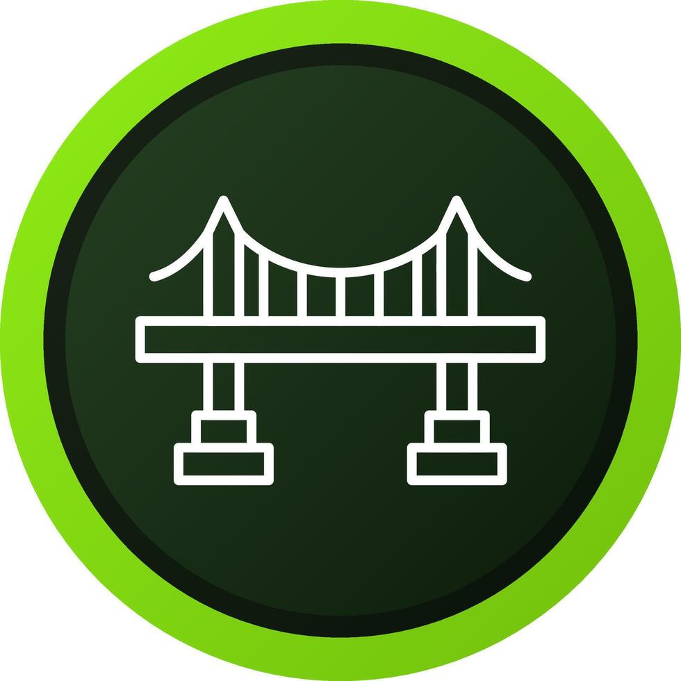 Bridge Creative Icon Design vector