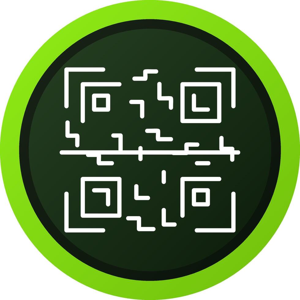 Qr Code Creative Icon Design vector