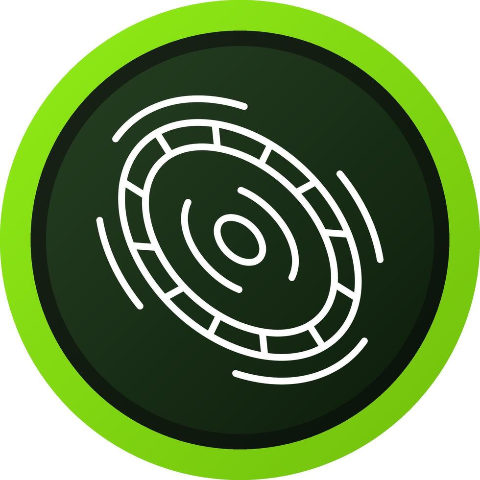 Frisbee Creative Icon Design vector
