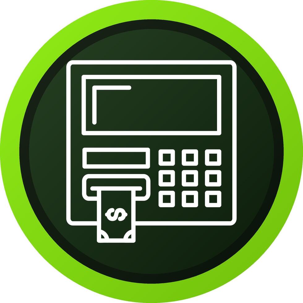 Atm Creative Icon Design vector