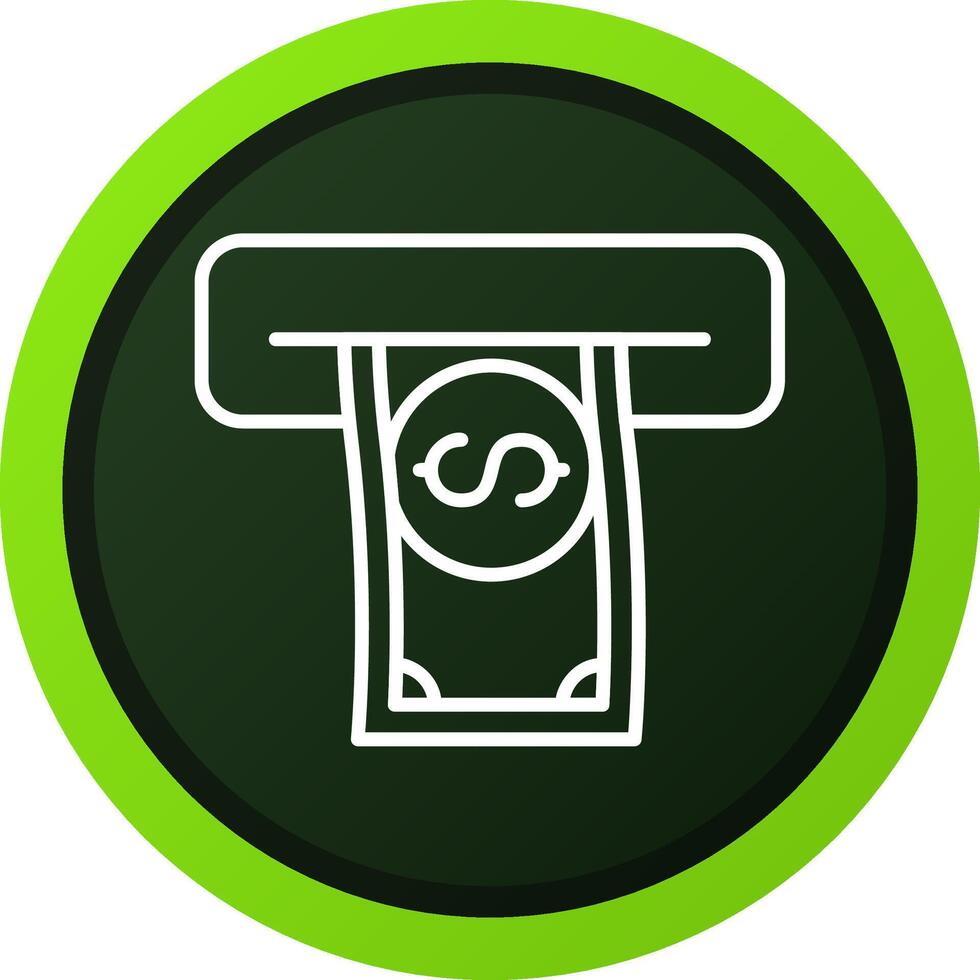 Withdrawal Creative Icon Design vector