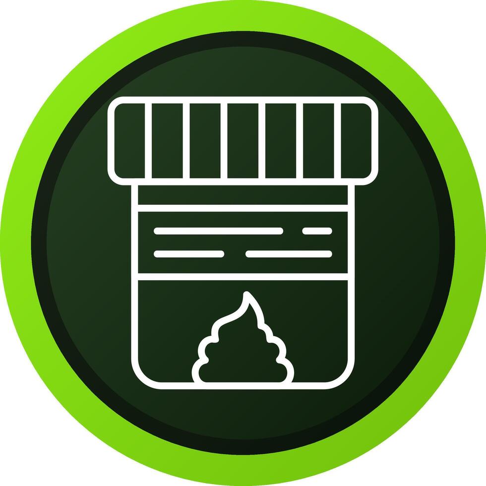 Stool Test Creative Icon Design vector