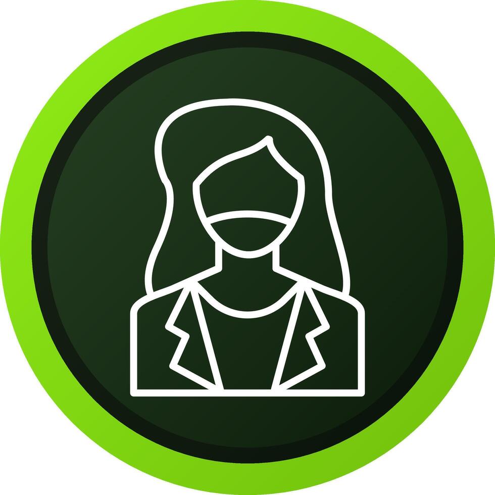 Actress Creative Icon Design vector