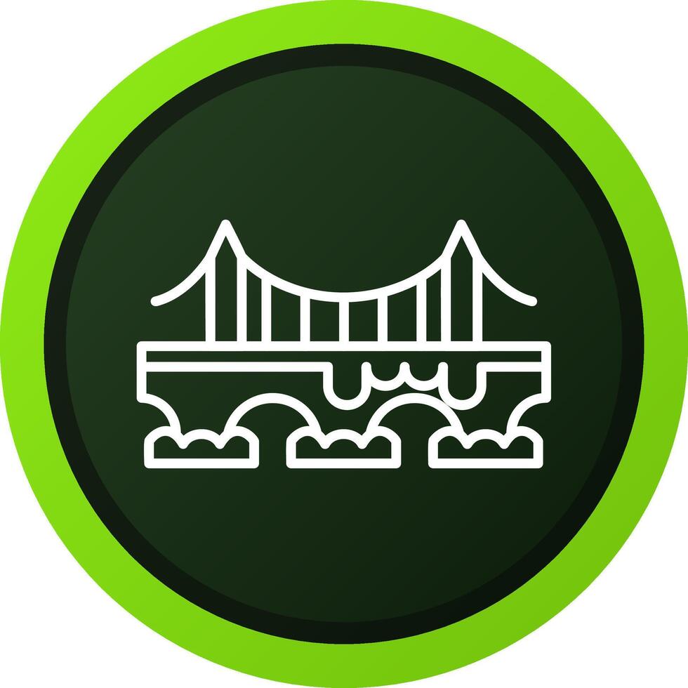 Bridge Creative Icon Design vector