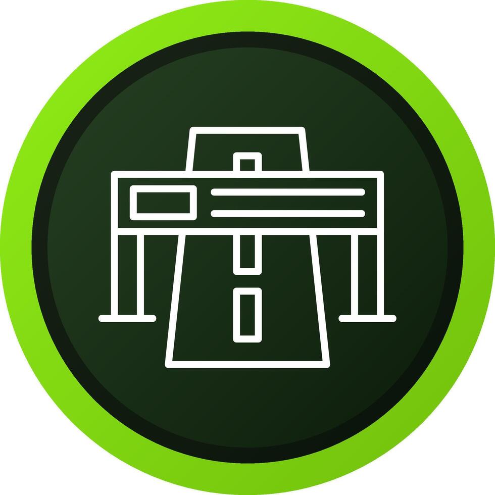 Motorway Creative Icon Design vector
