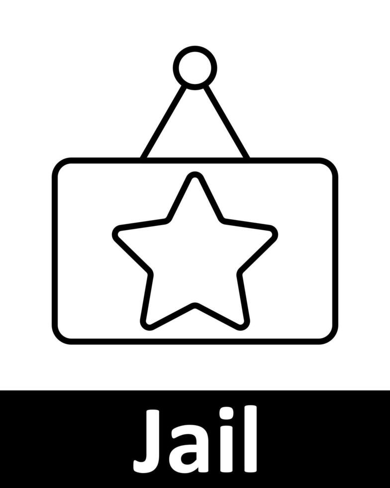 Jail icons set. Document, bat, star, tag, cell, TV, chart, badge, alarm, suitcase, grid. Line icons on beige background vector