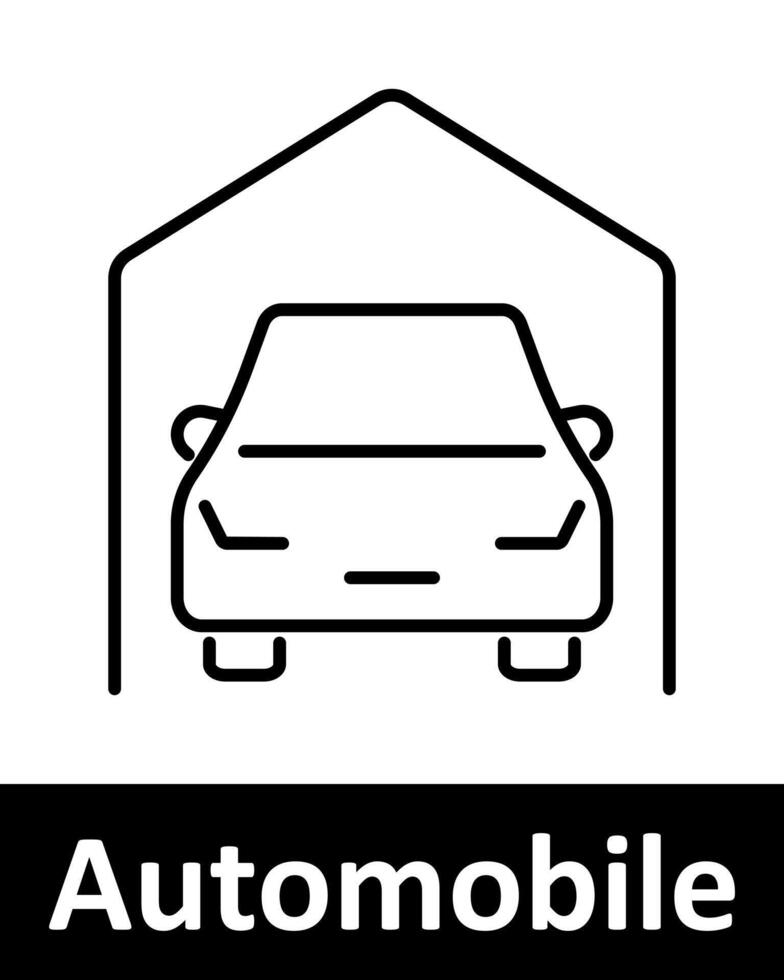 Automotive set icon. Location, electric car, gearbox, inspection, cost, lock, steering wheel, security, garage, electric vehicle, car dealership, key, automotive services, transportation industry vector