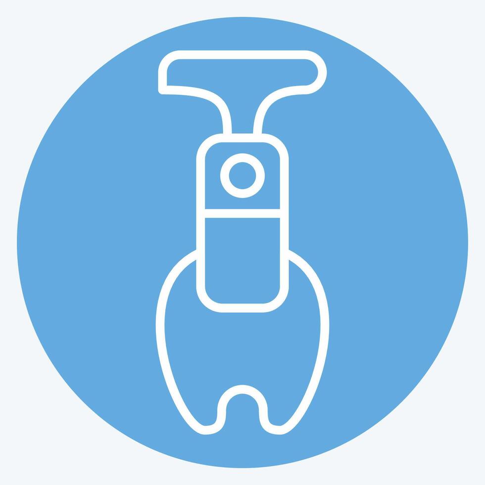 Icon Apple Corer. related to Kitchen Tool symbol. blue eyes style. simple design illustration vector