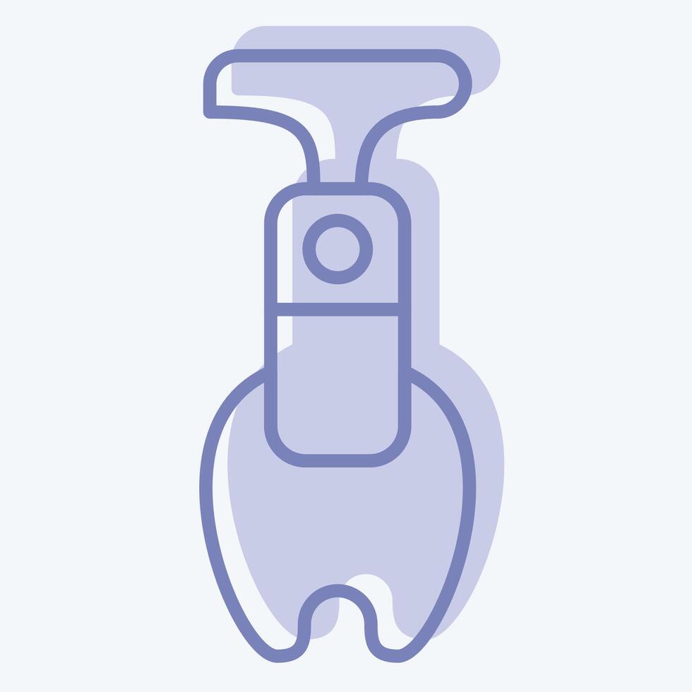 Icon Apple Corer. related to Kitchen Tool symbol. two tone style. simple design illustration vector
