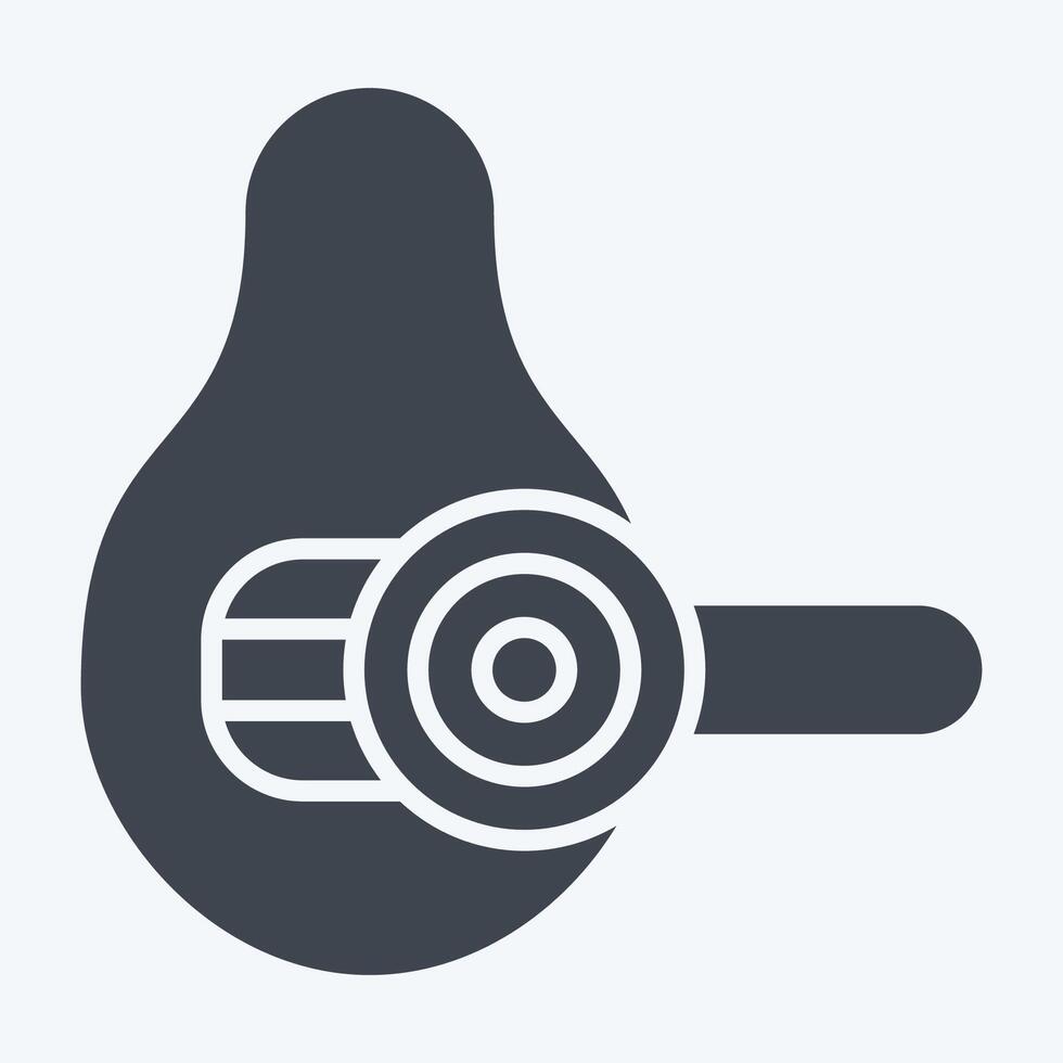 Icon Avocado Slicer. related to Kitchen Tool symbol. glyph style. simple design illustration vector