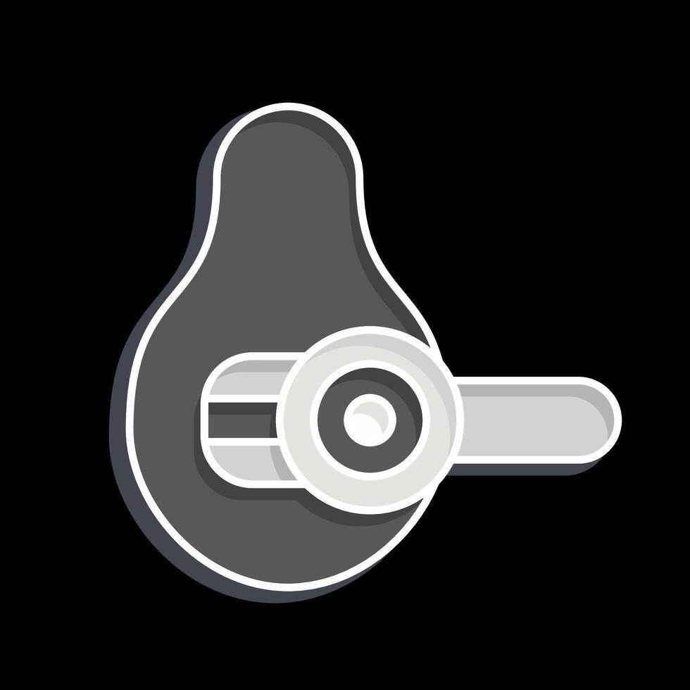 Icon Avocado Slicer. related to Kitchen Tool symbol. glossy style. simple design illustration vector