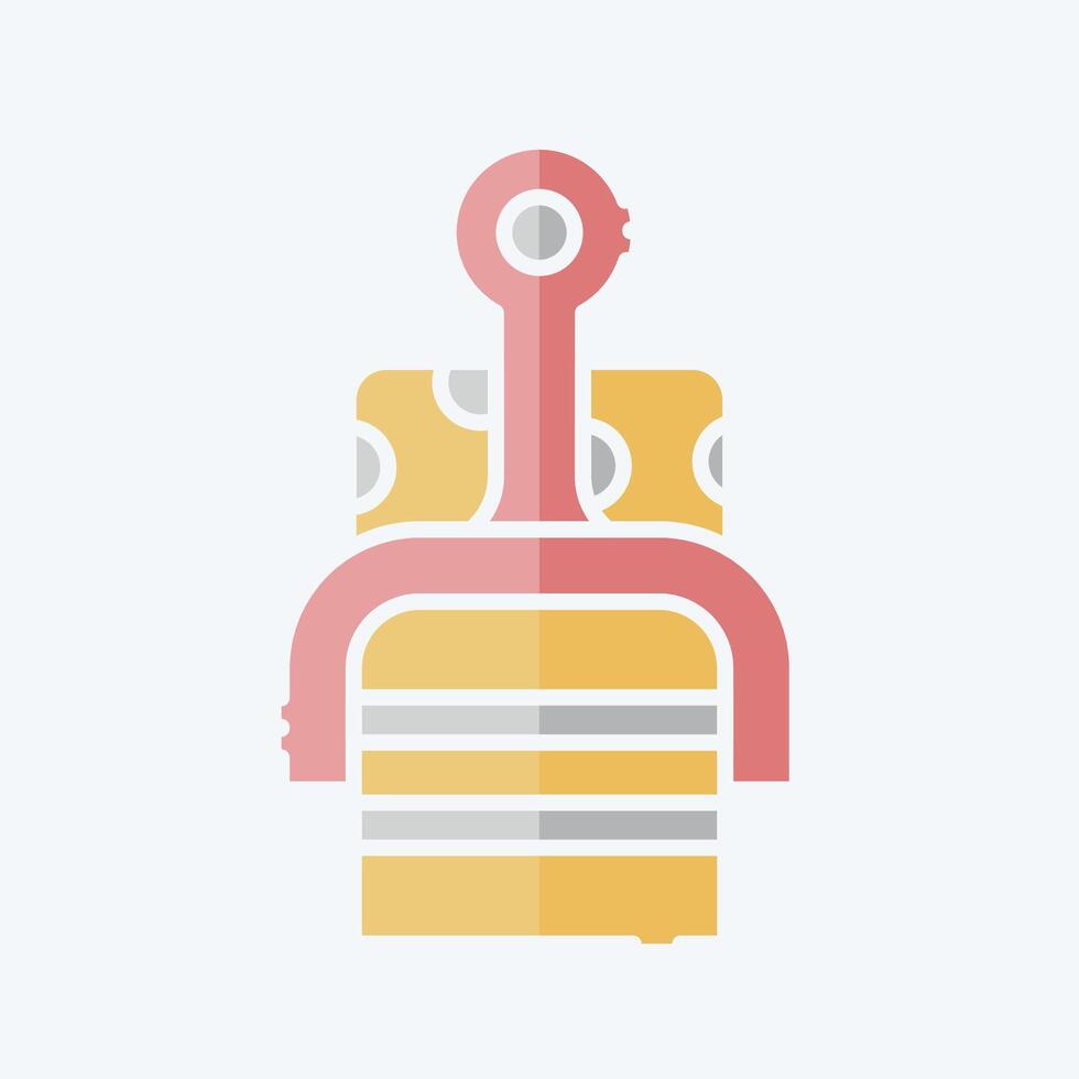 Icon Cheese Slicer. related to Kitchen Tool symbol. doodle style. simple design illustration vector