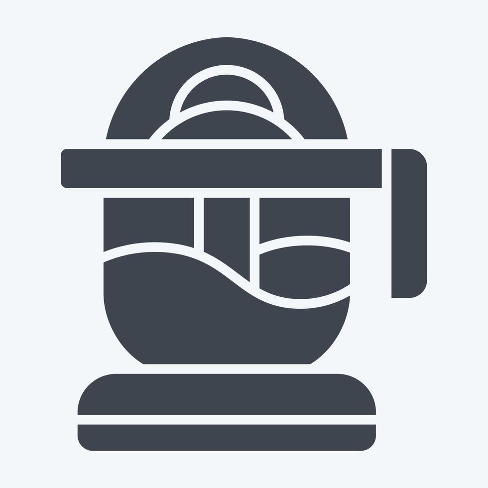 Icon Citrus Reamer. related to Kitchen Tool symbol. glyph style. simple design illustration vector