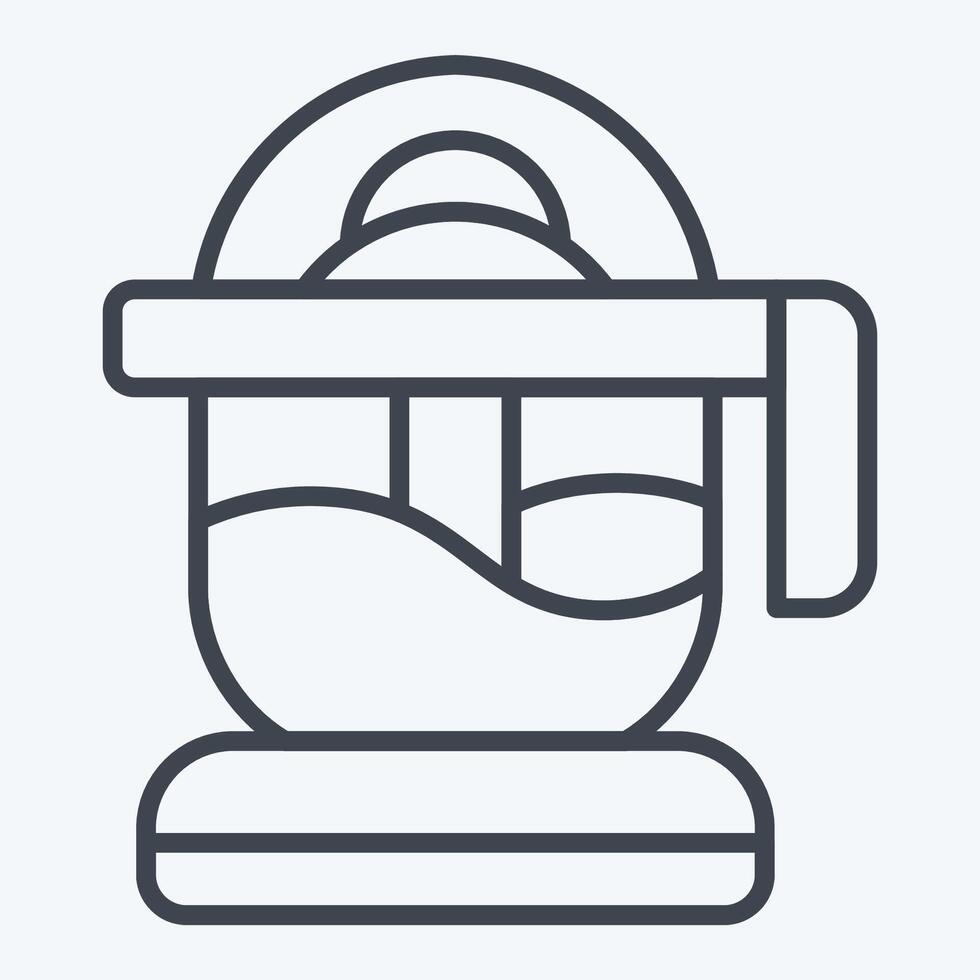 Icon Citrus Reamer. related to Kitchen Tool symbol. line style. simple design illustration vector