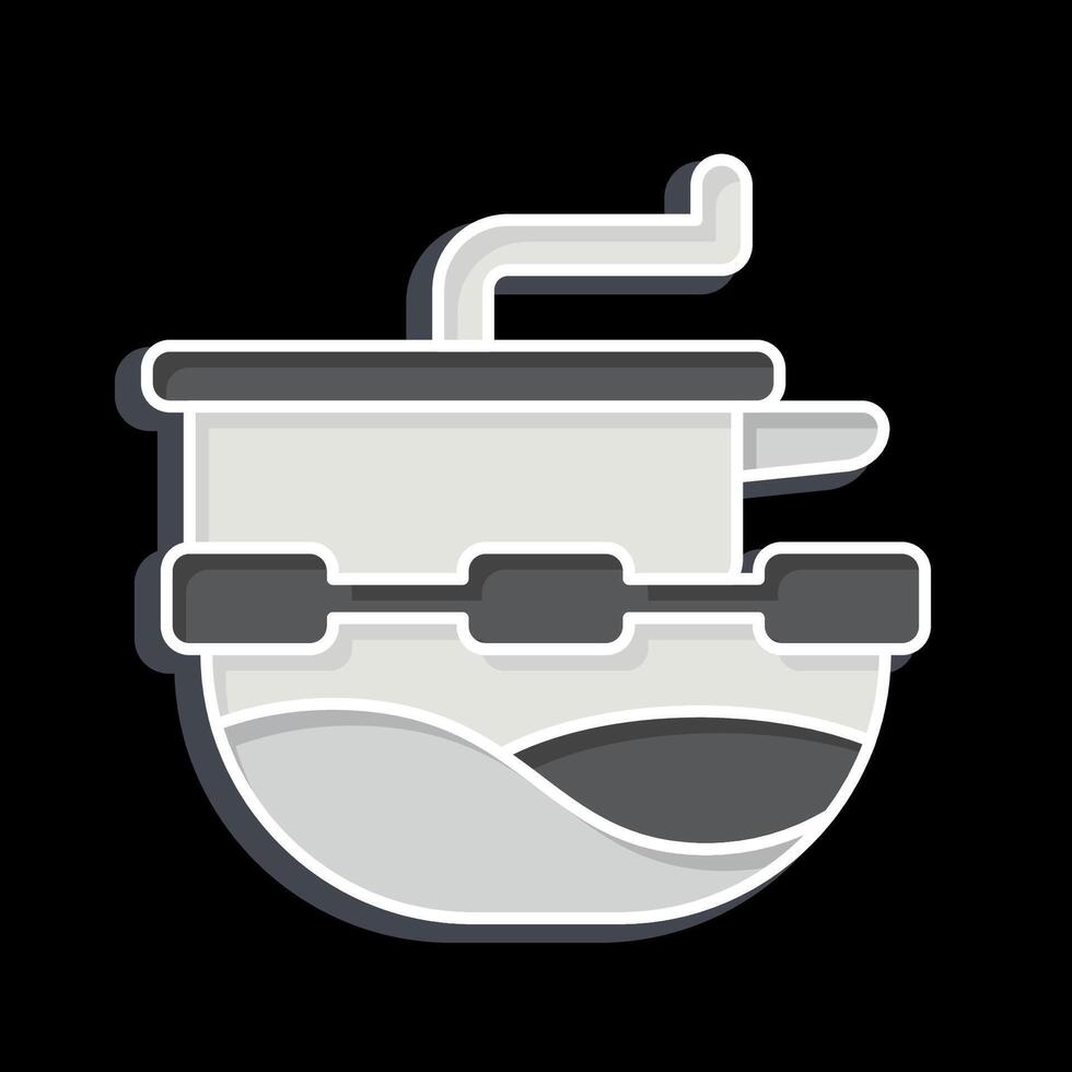 Icon Food Mill. related to Kitchen Tool symbol. glossy style. simple design illustration vector