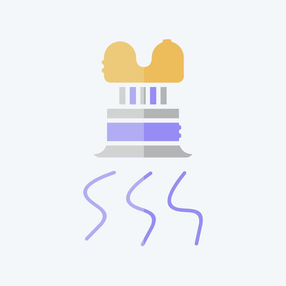 Icon Spiral Slicer. related to Kitchen Tool symbol. doodle style. simple design illustration vector