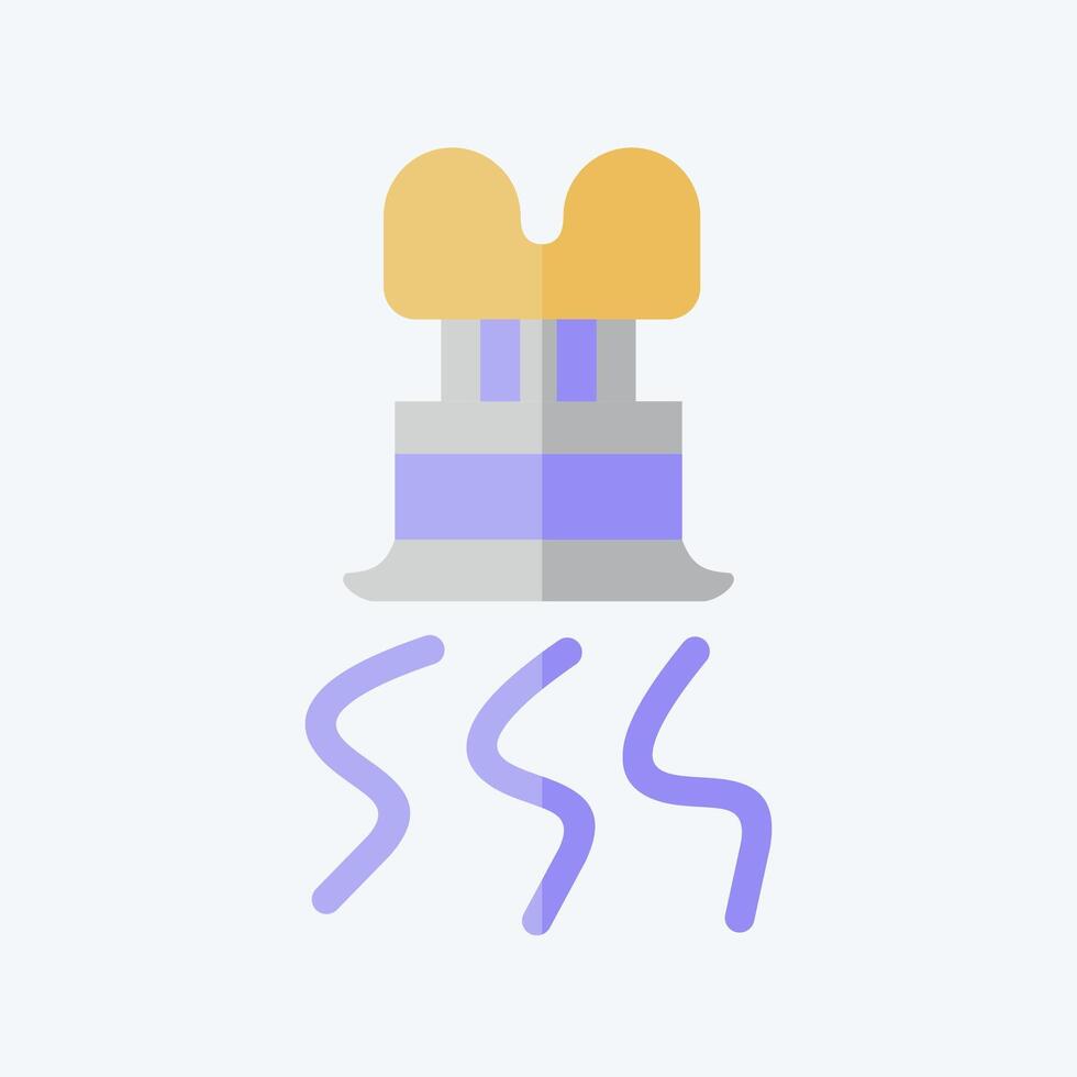 Icon Spiral Slicer. related to Kitchen Tool symbol. flat style. simple design illustration vector