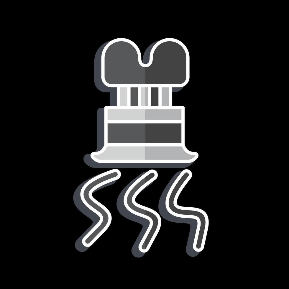 Icon Spiral Slicer. related to Kitchen Tool symbol. glossy style. simple design illustration vector