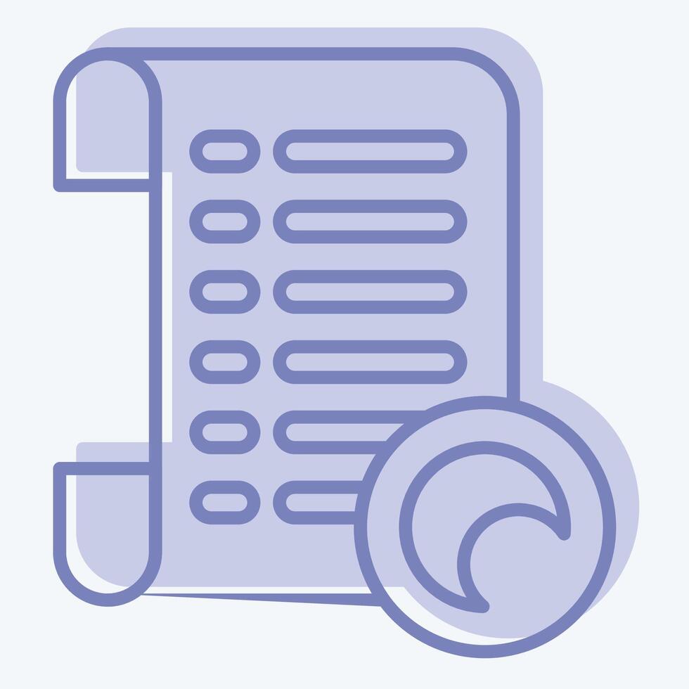 Icon Lens. related to Cinema symbol. two tone style. simple design illustration vector