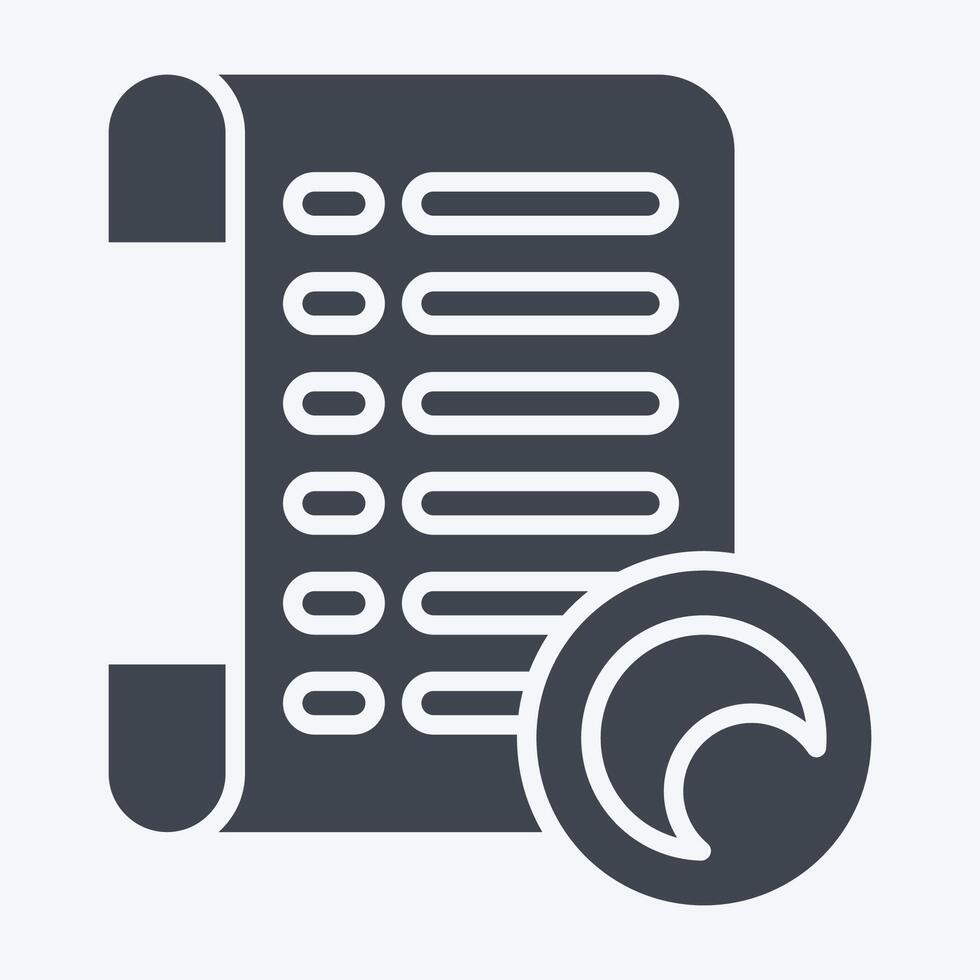 Icon Lens. related to Cinema symbol. glyph style. simple design illustration vector