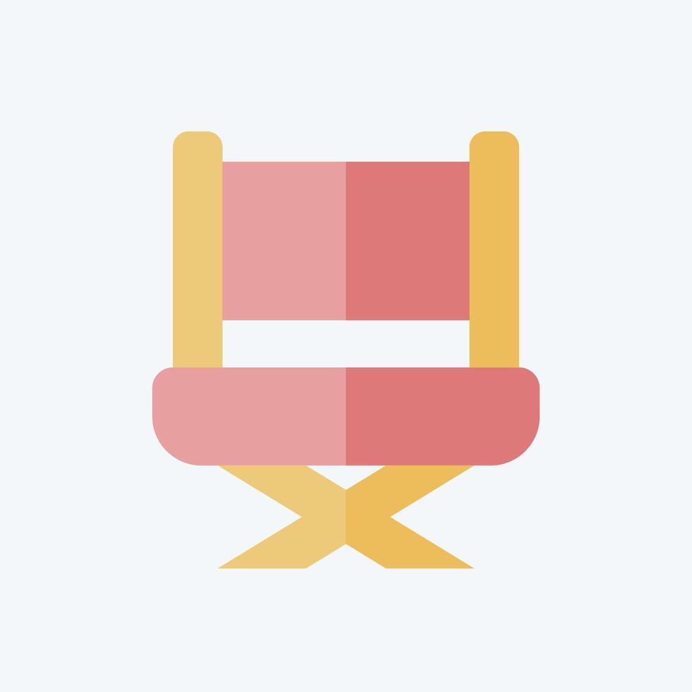 Icon Director. related to Cinema symbol. flat style. simple design illustration vector