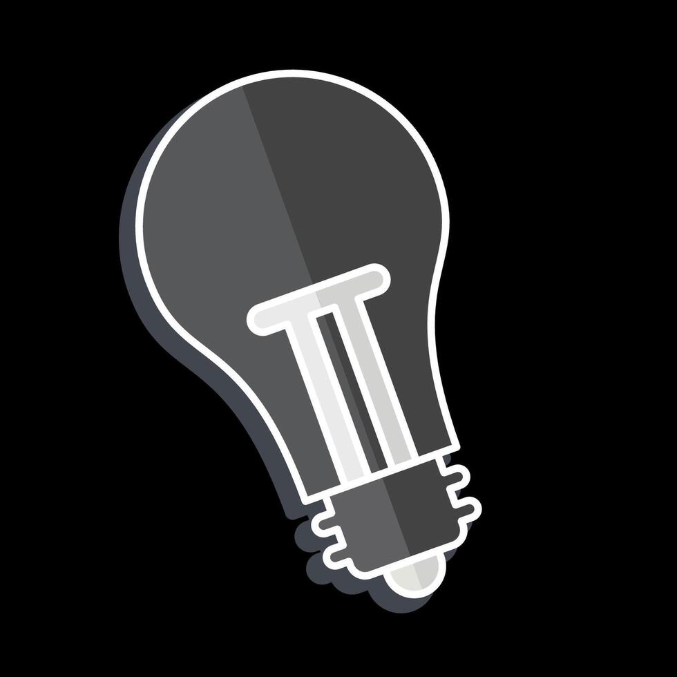 Icon Light. related to Office symbol. glossy style. simple design illustration vector