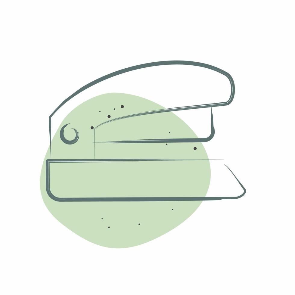 Icon Stapler. related to Office symbol. Color Spot Style. simple design illustration vector