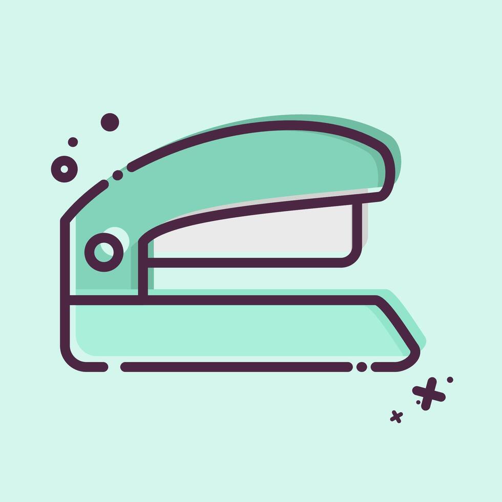 Icon Stapler. related to Office symbol. MBE style. simple design illustration vector