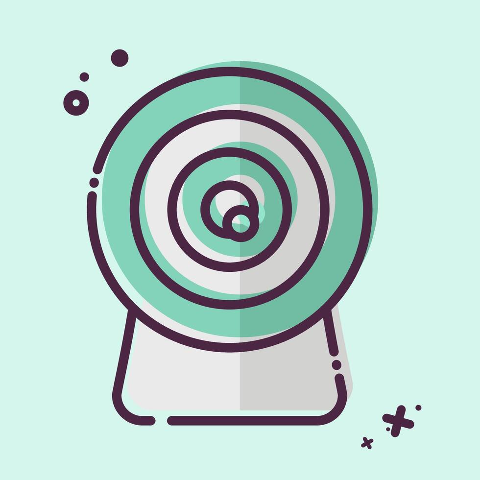 Icon Webcam. related to Office symbol. MBE style. simple design illustration vector