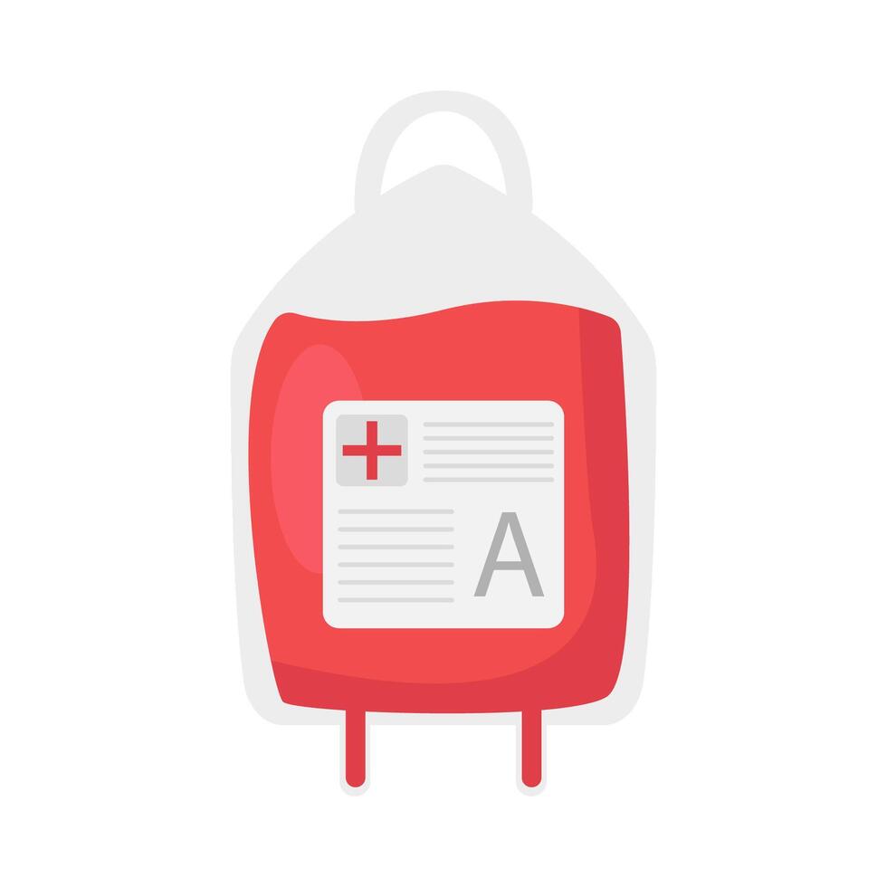 Illustration of blood transfusion vector