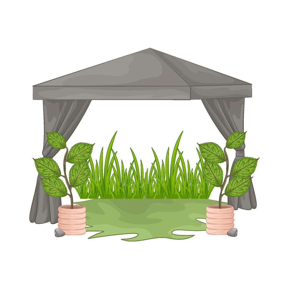 Illustration of canopy vector