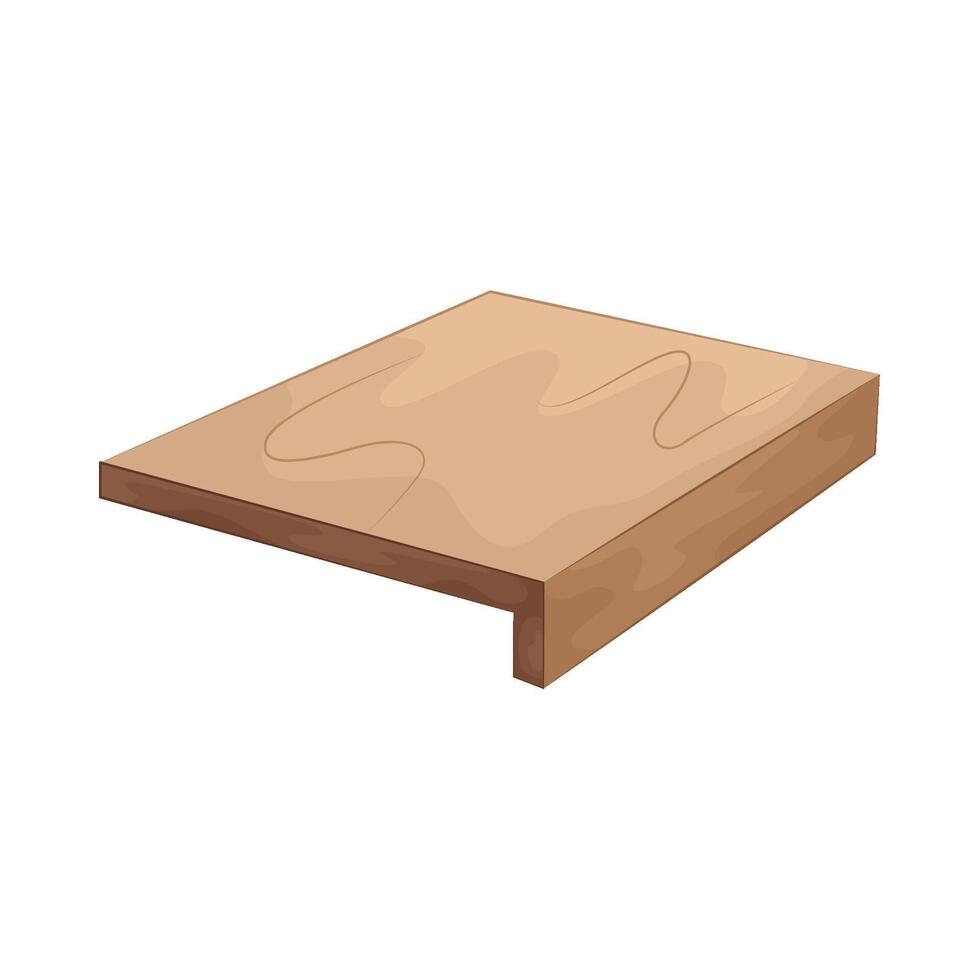 Illustration of cutting board vector