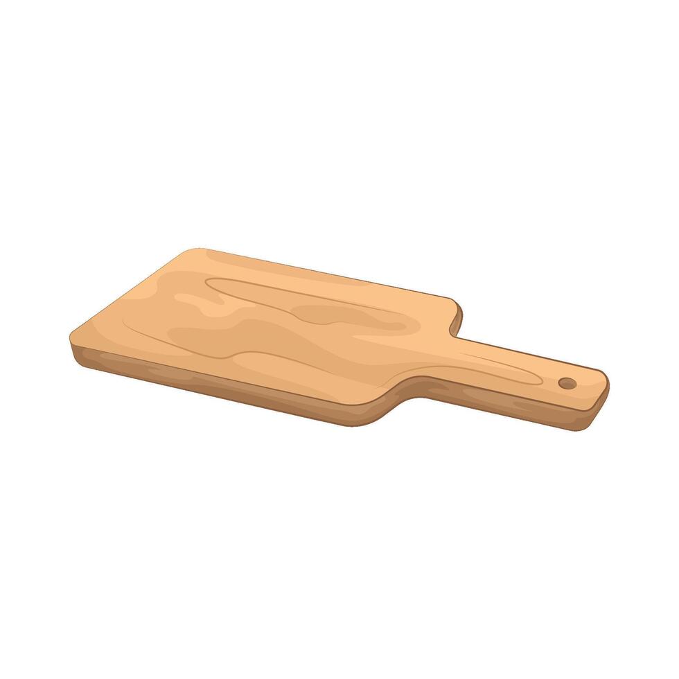 Illustration of cutting board vector