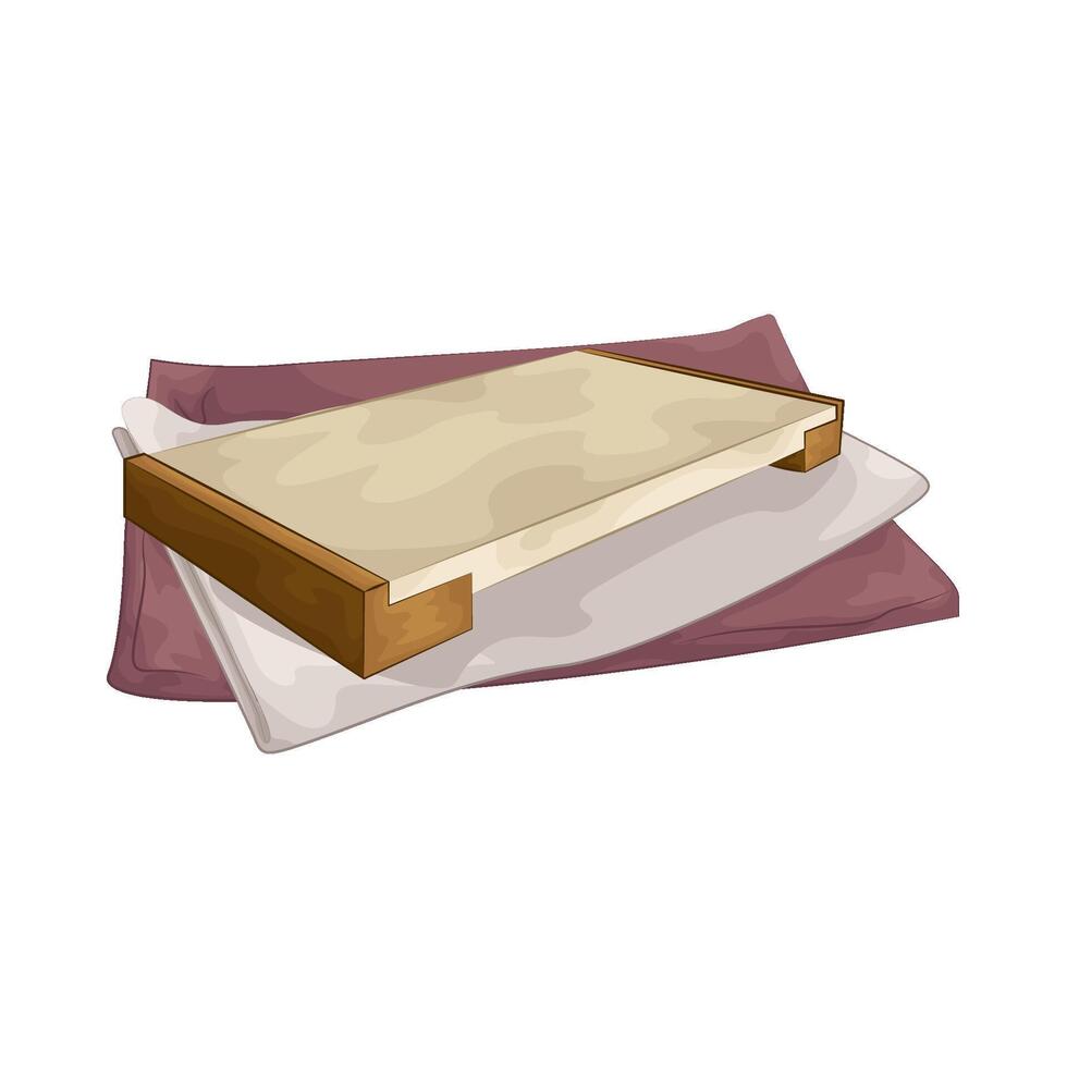 Illustration of cutting board vector