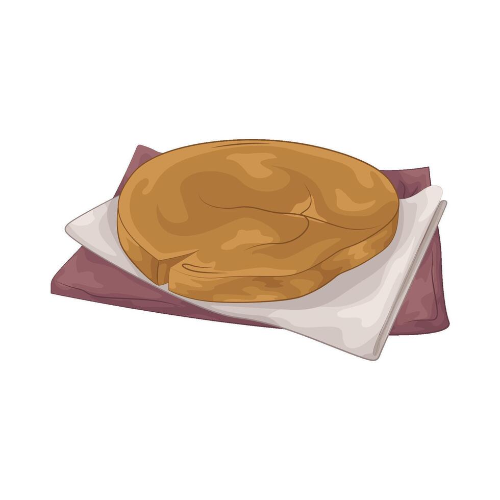 Illustration of cutting board vector