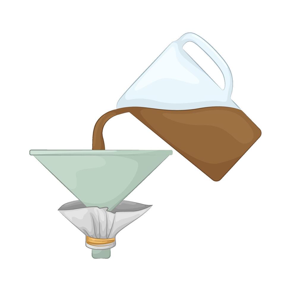 Illustration of water filter vector