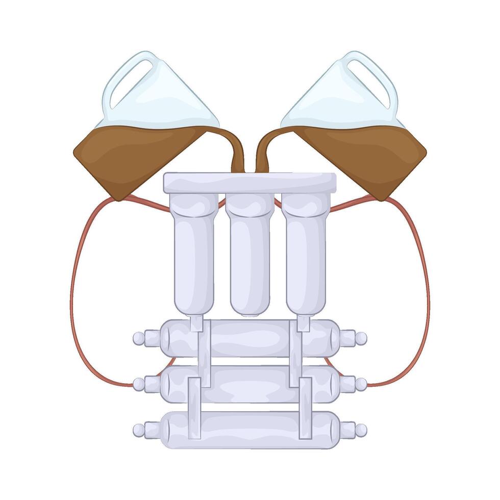 Illustration of water filter vector