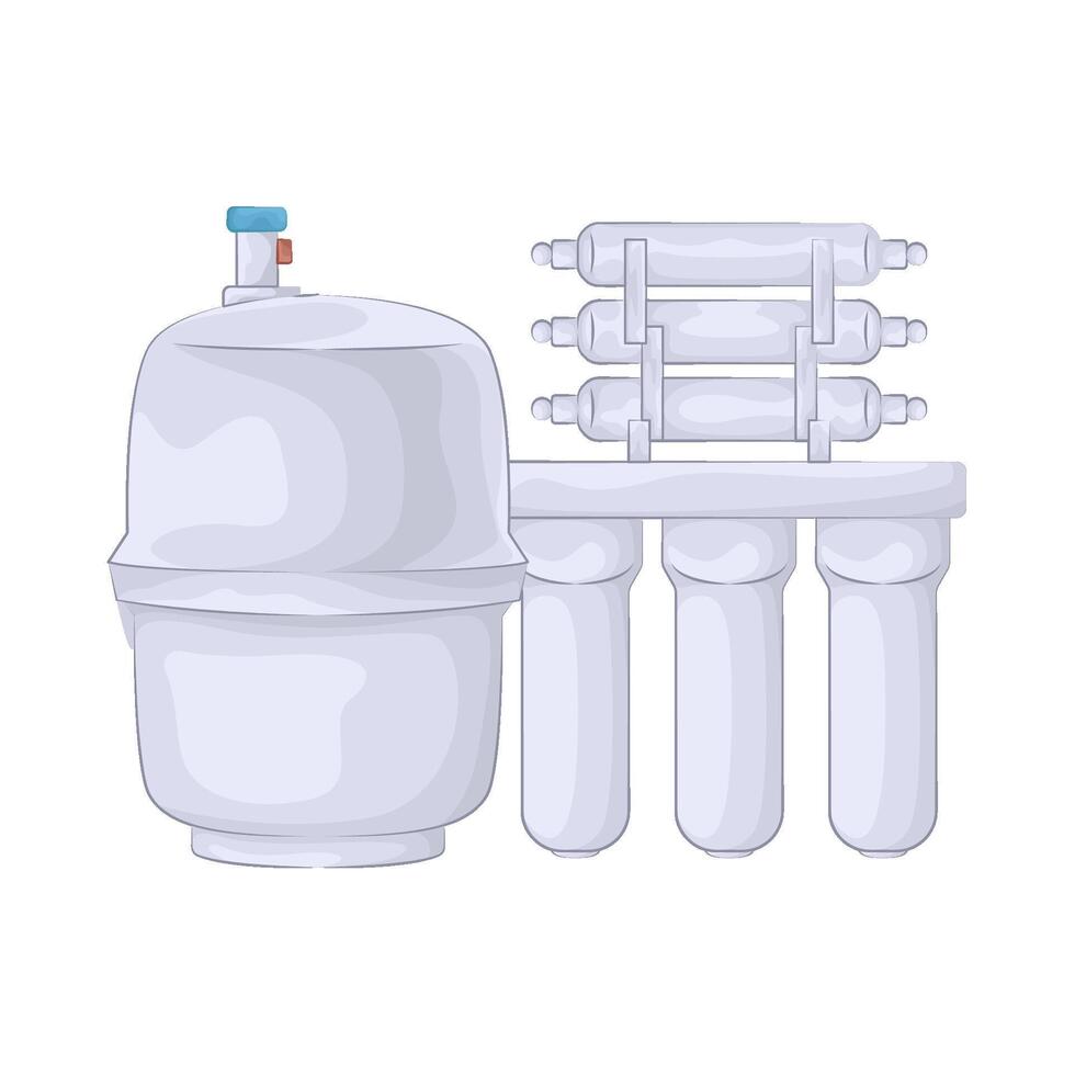 Illustration of water filter vector
