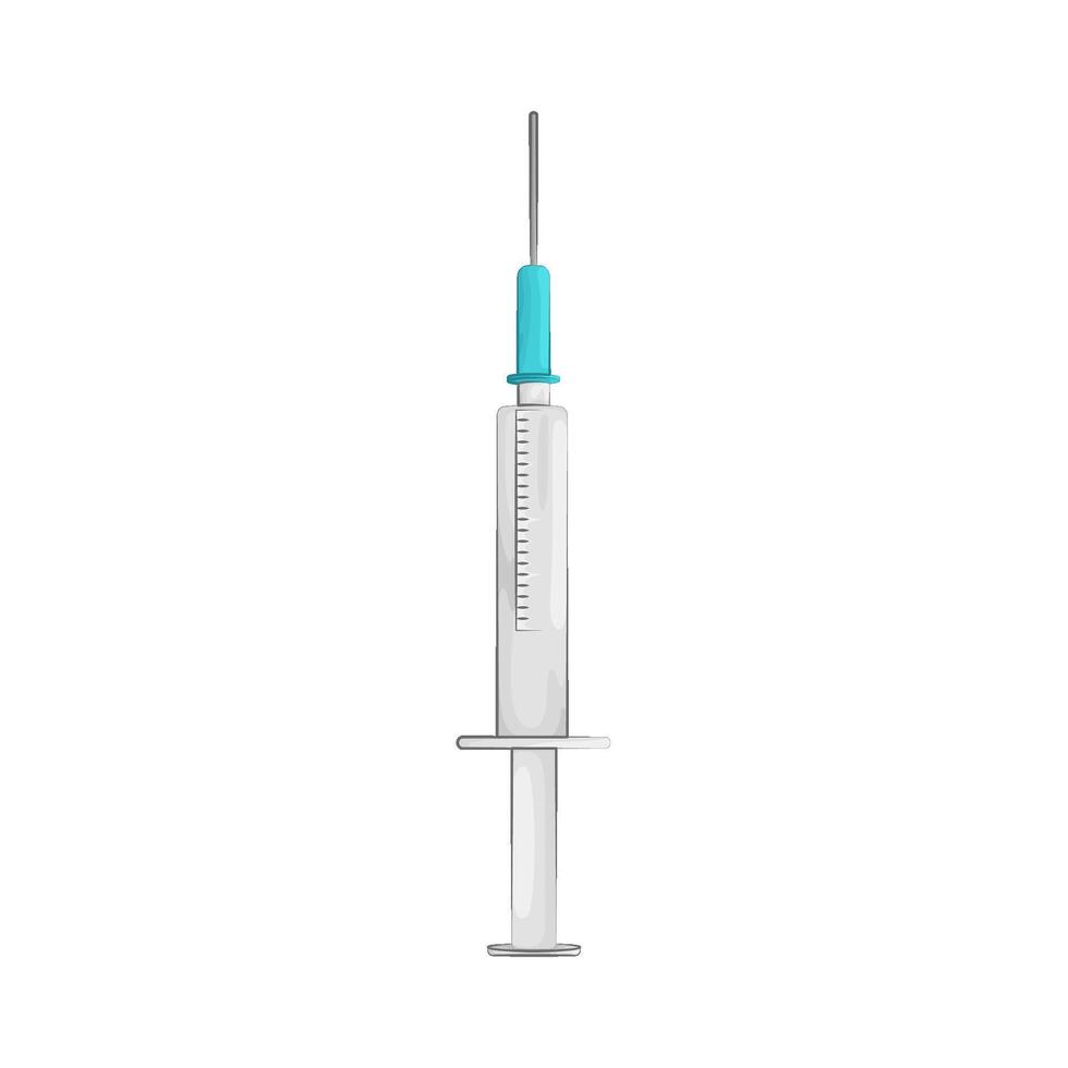 Illustration of syringe vector