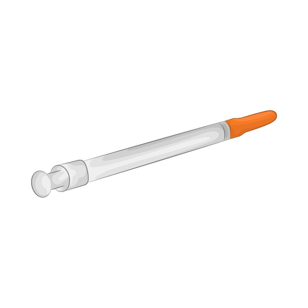 Illustration of syringe vector
