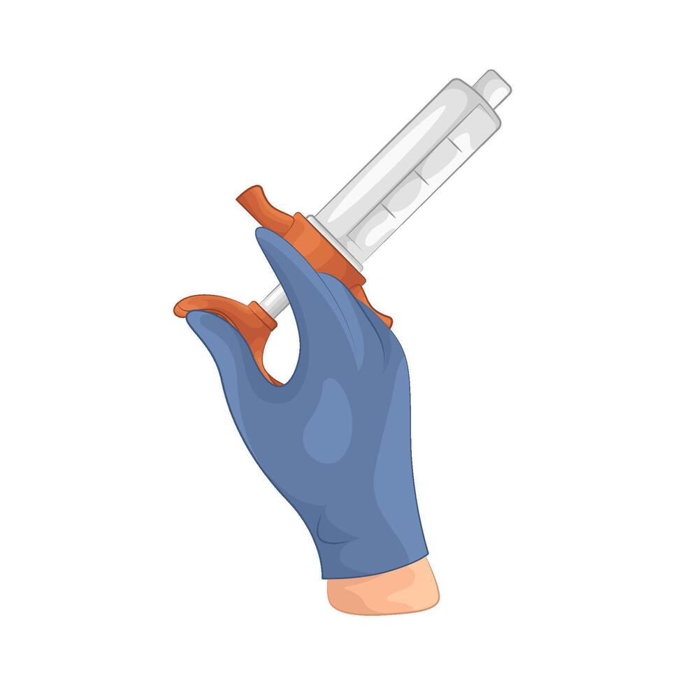 Illustration of syringe vector