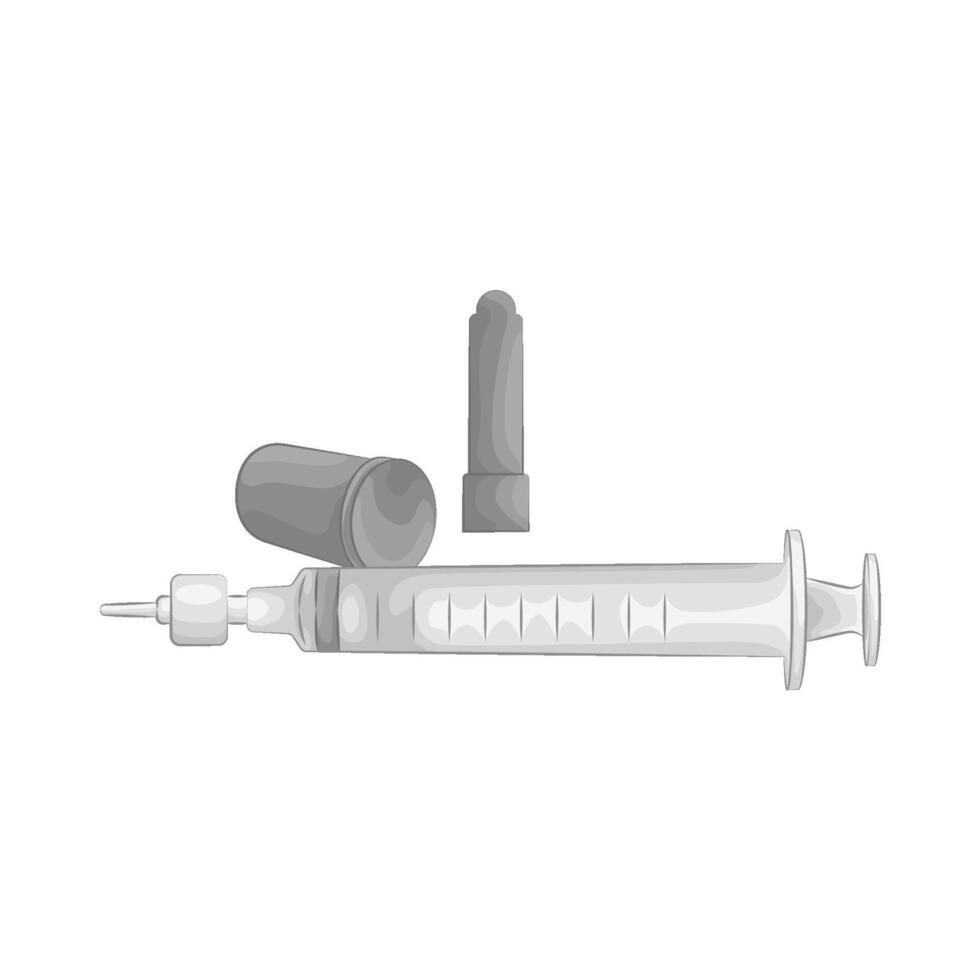 Illustration of syringe vector