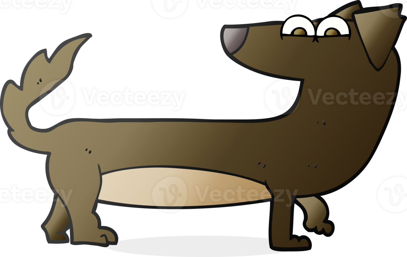 freehand drawn cartoon dog drawing png