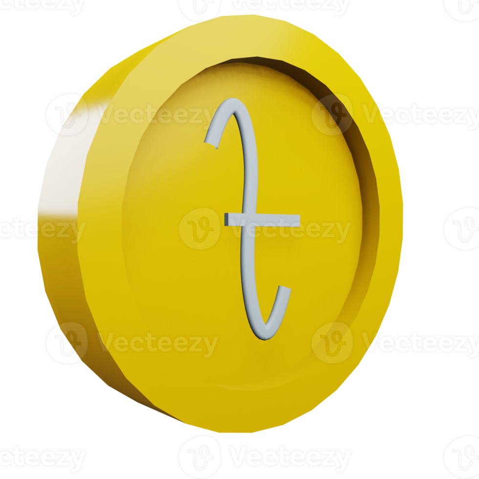 3 D illustration of taka icon png